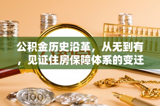 龙井公积金历史沿革，从无到有，见证住房保障体系的变迁