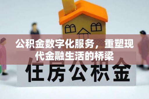 龙井公积金数字化服务，重塑现代金融生活的桥梁