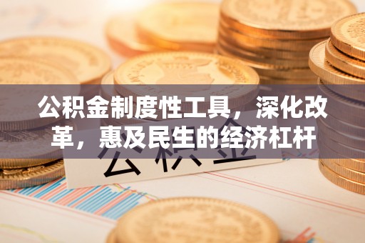 龙井公积金制度性工具，深化改革，惠及民生的经济杠杆