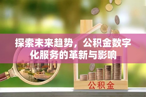 龙井探索未来趋势，公积金数字化服务的革新与影响