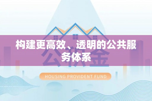 龙井构建更高效、透明的公共服务体系