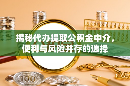 龙井揭秘代办提取公积金中介，便利与风险并存的选择