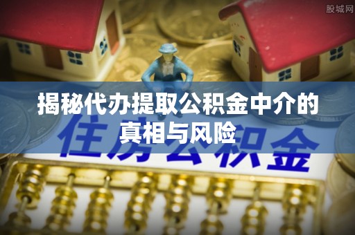 龙井揭秘代办提取公积金中介的真相与风险