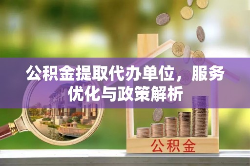 龙井公积金提取代办单位，服务优化与政策解析