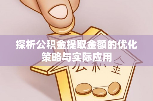 龙井探析公积金提取金额的优化策略与实际应用