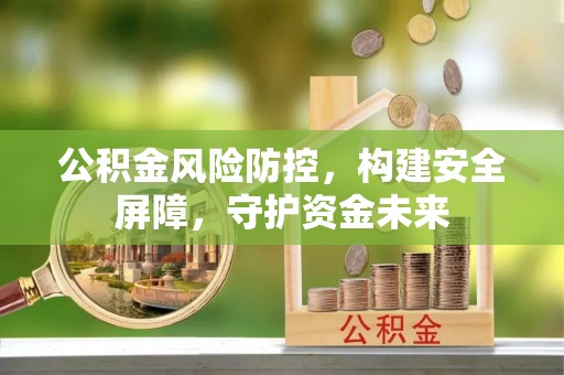 龙井公积金风险防控，构建安全屏障，守护资金未来