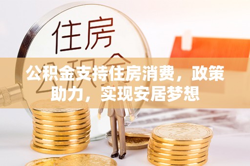 龙井公积金支持住房消费，政策助力，实现安居梦想