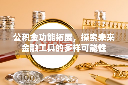 龙井公积金功能拓展，探索未来金融工具的多样可能性