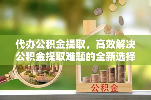 龙井代办公积金提取，高效解决公积金提取难题的全新选择