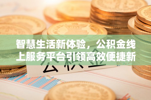 龙井智慧生活新体验，公积金线上服务平台引领高效便捷新潮流