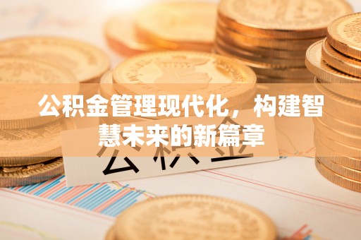 龙井公积金管理现代化，构建智慧未来的新篇章