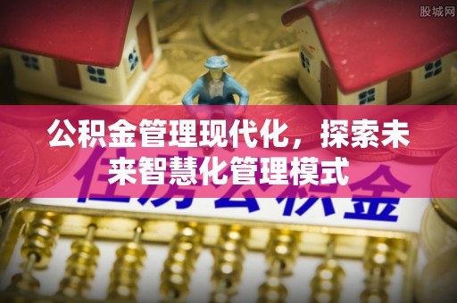 龙井公积金管理现代化，探索未来智慧化管理模式