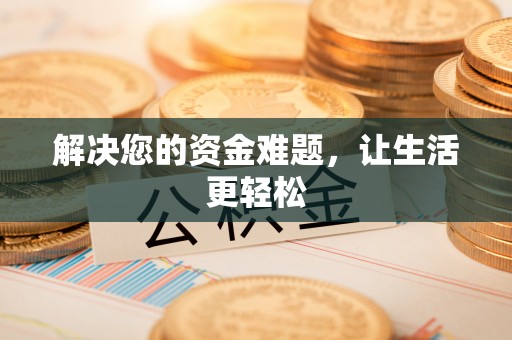 龙井解决您的资金难题，让生活更轻松