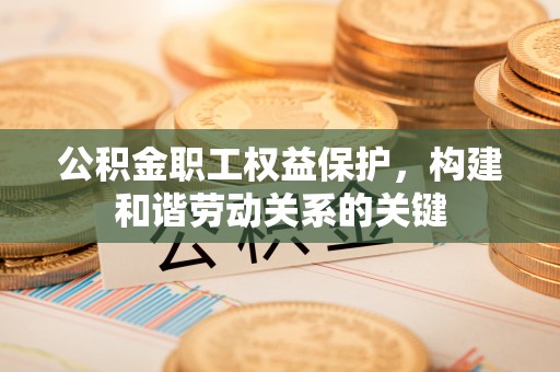 龙井公积金职工权益保护，构建和谐劳动关系的关键
