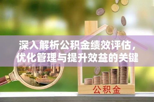 龙井深入解析公积金绩效评估，优化管理与提升效益的关键路径