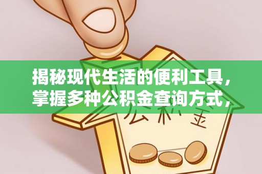 龙井揭秘现代生活的便利工具，掌握多种公积金查询方式，让财富管理更轻松