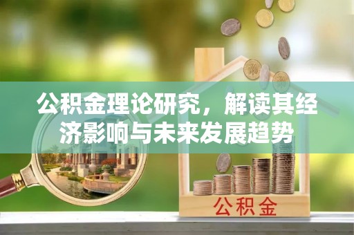 龙井公积金理论研究，解读其经济影响与未来发展趋势