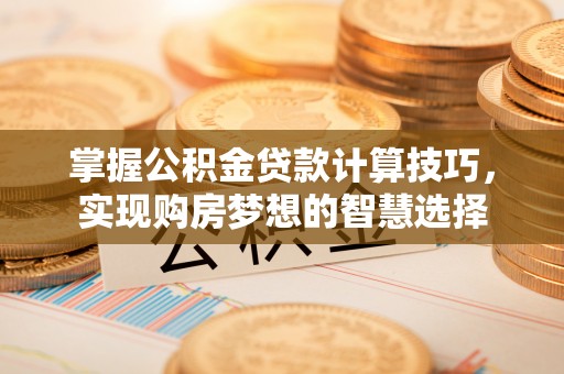 龙井掌握公积金贷款计算技巧，实现购房梦想的智慧选择