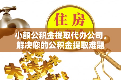 龙井小额公积金提取代办公司，解决您的公积金提取难题
