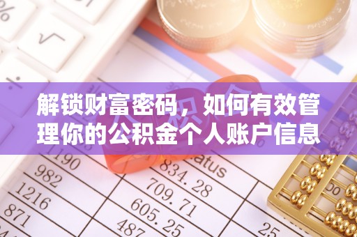 龙井解锁财富密码，如何有效管理你的公积金个人账户信息