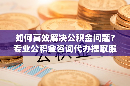 龙井如何高效解决公积金问题？专业公积金咨询代办提取服务来帮你