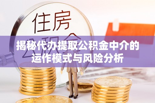 龙井揭秘代办提取公积金中介的运作模式与风险分析