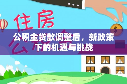 龙井公积金贷款调整后，新政策下的机遇与挑战