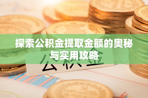 龙井探索公积金提取金额的奥秘与实用攻略
