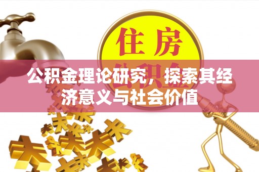 龙井公积金理论研究，探索其经济意义与社会价值