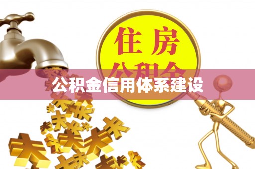 龙井公积金信用体系建设