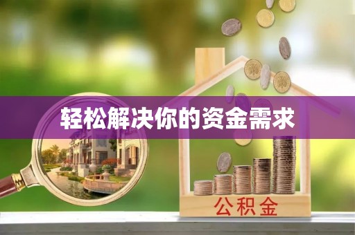 龙井轻松解决你的资金需求