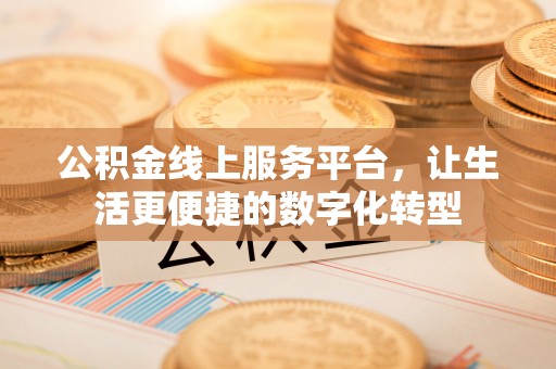 龙井公积金线上服务平台，让生活更便捷的数字化转型
