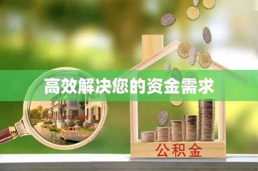 龙井高效解决您的资金需求