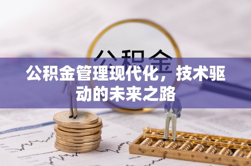 龙井公积金管理现代化，技术驱动的未来之路